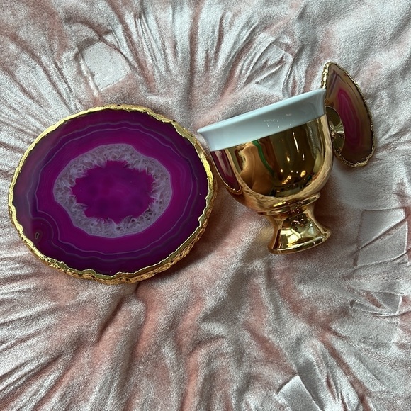 NWOT HANDMADE ESPRESSO CUP AND SAUCER . - Picture 7 of 17